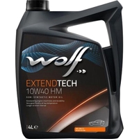 Моторное масло Wolf ExtendTech 10W-40 HM 4л