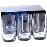 Набор стаканов для воды и напитков Bohemia Crystal Ideal 25015/250