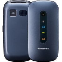 Кнопочный телефон Panasonic KX-TU456RU (синий)