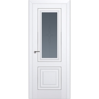 Межкомнатная дверь ProfilDoors 28U R 80x200 (аляска/мателюкс графит узор серебро)