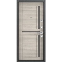 Металлическая дверь Torex Дельта MP-28 205x96 (черный/серый, правый)