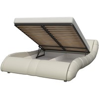 Кровать Bravo Мебель Элиза с ПМ 180x200 (экокожа, белый)