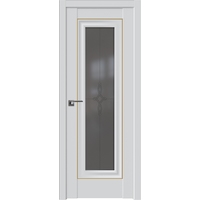 Межкомнатная дверь ProfilDoors 24U L 70x200 (аляска/узор графит/золото)