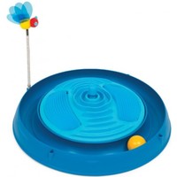 Игрушка для кошек Catit Массажный центр с мячиком и игрушкой-пчелкой H430019 (голубой)