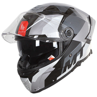 Мотошлем MT Helmets Thunder 4 SV Fade B2 (S, глянцевый серый)