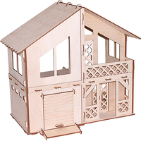 Кукольный домик Yoshatoys Дачный домик с гаражом К-01-26