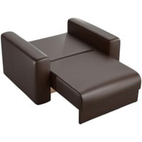 Интерьерное кресло Craftmebel Мэдисон (экокожа, коричневый)
