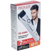 Универсальный триммер Delta Lux DE-4208A (белый/серебристый)