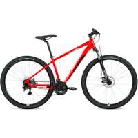 Велосипед Forward Apache 29 2.2 D р.21 2022 (красный/серебристый)