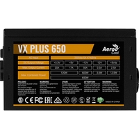 Блок питания AeroCool VX Plus 650