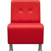 Интерьерное кресло Brioli Руди Р (экокожа, L19 красный)