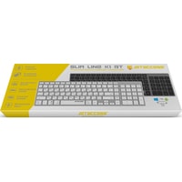 Клавиатура Jet.A SlimLine K1 BT (серый)