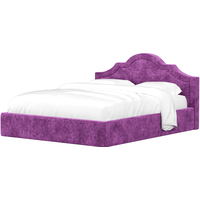 Кровать Mebelico Афина 160x200 (вельвет фиолетовый)