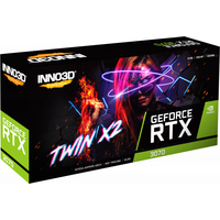 Видеокарта Inno3D GeForce RTX 3070 Twin X2 LHR 8GB GDDR6 N30702-08D6-171032LH