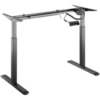 Стол для работы стоя ErgoSmart Electric Desk 1360x800x36 мм (альпийский белый/черный)