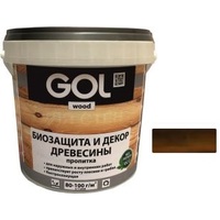 Пропитка GOL Wood Aqua Защитно-декоративная 0.9 кг (дуб)