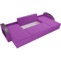 П-образный диван Лига диванов Канзас 101198 (фиолетовый)