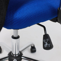 Кресло AksHome Aria light Eco (черный/сетка синий)