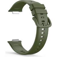 Ремешок Rumi силиконовый для Huawei Watch FIT 2 (темно-зеленый)