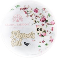 Гель Global Fashion Flower Gel с сухоцветами (тон 06) 5 г