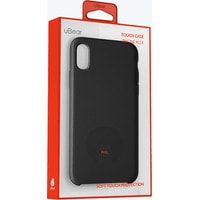 Чехол для телефона uBear Silicone Touch Case для iPhone Xs Max (черный)