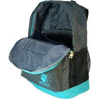 Городской рюкзак Yeso (Outmaster) 26001-1 (серый/бирюзовый, с карманом на спинке)