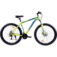 Велосипед Krakken Flint 29 р.18 2021 (желтый/синий)