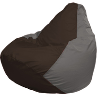 Кресло-мешок Flagman Груша Г2.1-327 (коричневый/серый)