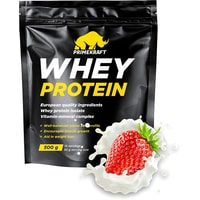 Протеин сывороточный (концентрат) Prime Kraft Whey Protein с витаминами и минералами (500г, клубничный йогурт)