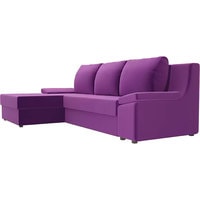 Угловой диван Лига диванов Челси 105340 (левый, фиолетовый)