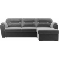 Угловой диван Лига диванов Бостон 100538 (серый)