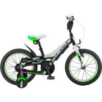 Детский велосипед Stels Pilot 180 16 V010 (черный/зеленый, 2018)