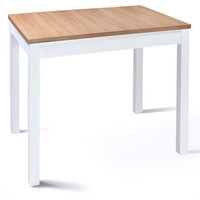 Кухонный стол ТехКомПро Жасмин 80x120-160 121033 (дуб/тон2/тон подстолья 1)