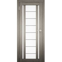 Межкомнатная дверь Юни Амати 11 60x200 (дуб дымчатый/матовое стекло) в Гомеле