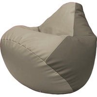 Кресло-мешок Flagman Груша Макси Г2.3-0217 (светло-серый/серый)
