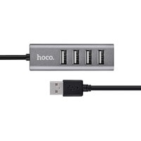 USB-хаб  Hoco HB1 (серый)