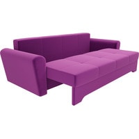Диван Лига диванов Амстердам 100036 (микровельвет, фиолетовый)