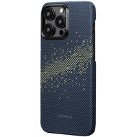 Чехол для телефона Pitaka MagEZ Case 4 для iPhone 15 Pro (milky way galaxy, синий)