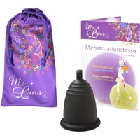 Менструальная чаша Me Luna Classic L шарик (черный)