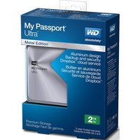 Внешний накопитель WD My Passport Ultra Metal Silver 2TB (WDBEZW0020BSL)