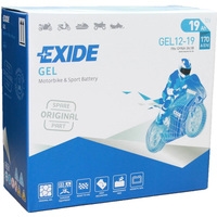 Мотоциклетный аккумулятор Exide GEL12-19 (19 А·ч)