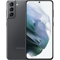 Смартфон Samsung Galaxy S21 5G SM-G991U 8GB/128GB Восстановленный by Breezy, грейд A (серый фантом)
