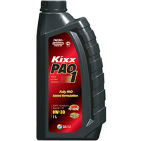 Моторное масло Kixx PAO 1 SN 0W-30 1л