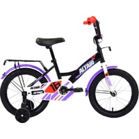 Детский велосипед Altair Kids 16 (черный/белый/фиолетовый, 2020)