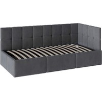 Кровать Bon Mebel Оттава с ПМ 90x200 (серый)