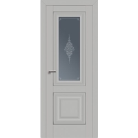 Межкомнатная дверь ProfilDoors 28U L 60x200 (манхэттен/мателюкс графит кристалл серебро)
