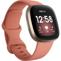 Умные часы Fitbit Versa 3 (золотистый/розовый)