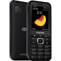 Кнопочный телефон Digma Linx B241 (черный)