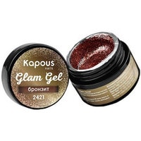 Гель-краска Kapous Glam gel гель-краска бронзит (2421)