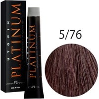 Крем-краска для волос Hipertin Utopik Platinum 5.76 светлый шатен коричнево-красный 60 мл